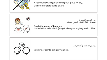 Erbjudande om hälsoundersökning utförd av läkare