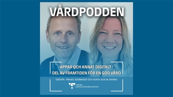 Avsnittsbild Vårdodden med foto på Mikeale Edsbagge och Sofia Juhlin Swärd